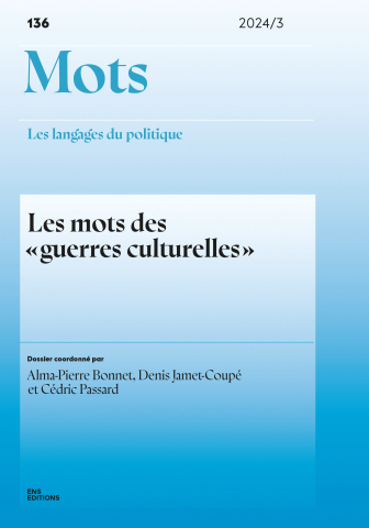 Revue Mots, n° 136, 2024 - couverture