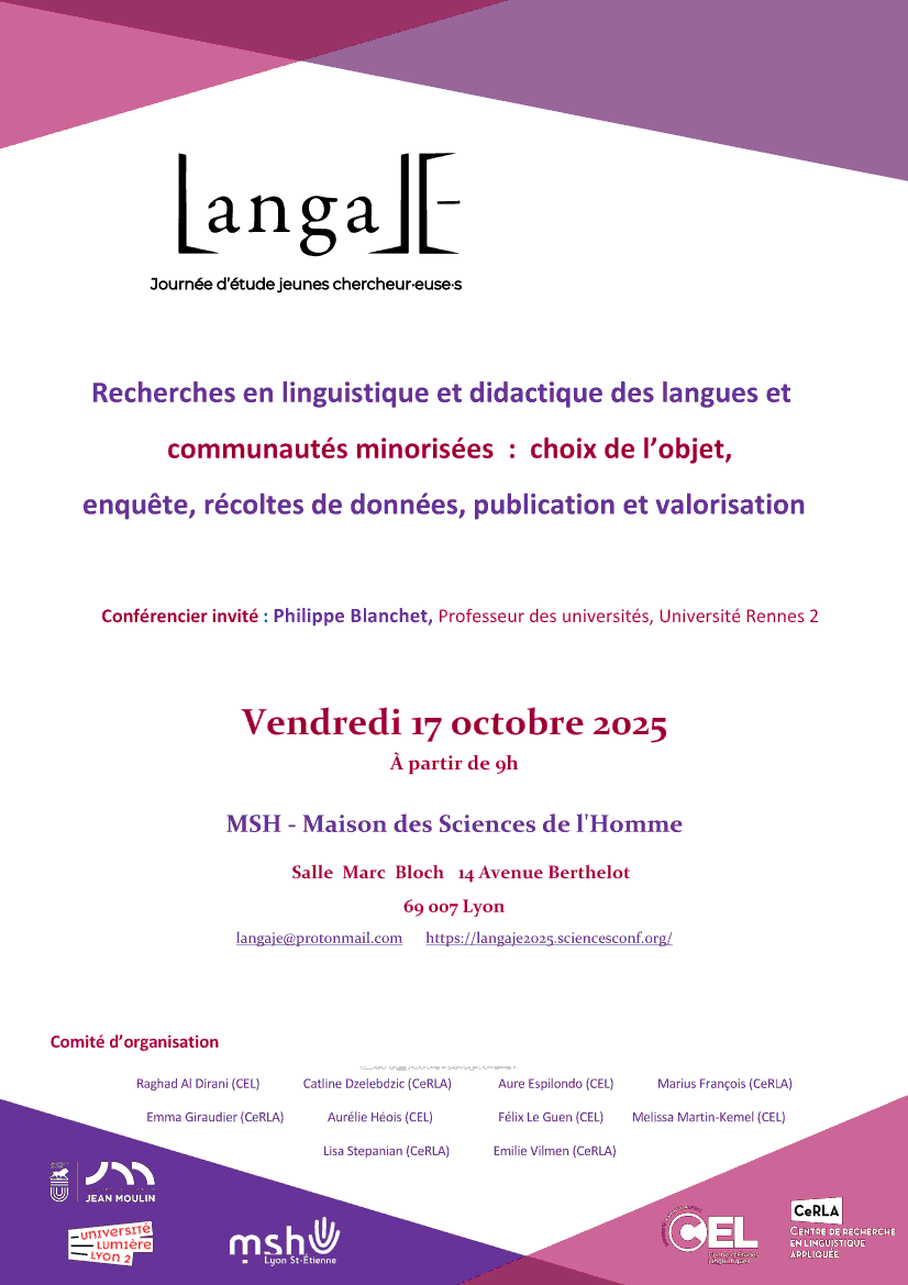 LangaJE 2025 - affiche