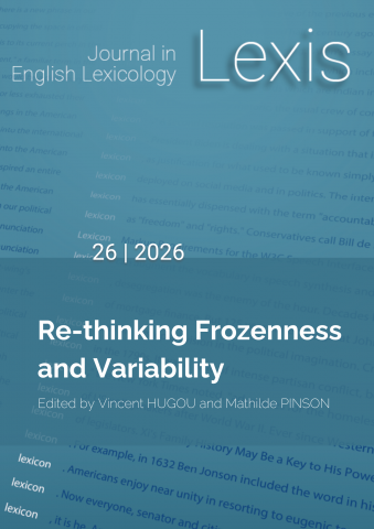 Revue LEXIS 26 - couverture