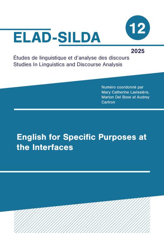 Revue ELAD-SILDA 12 - couverture