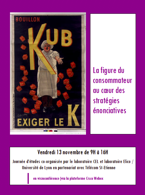 Affiche JE publicité 13 novembre 2020